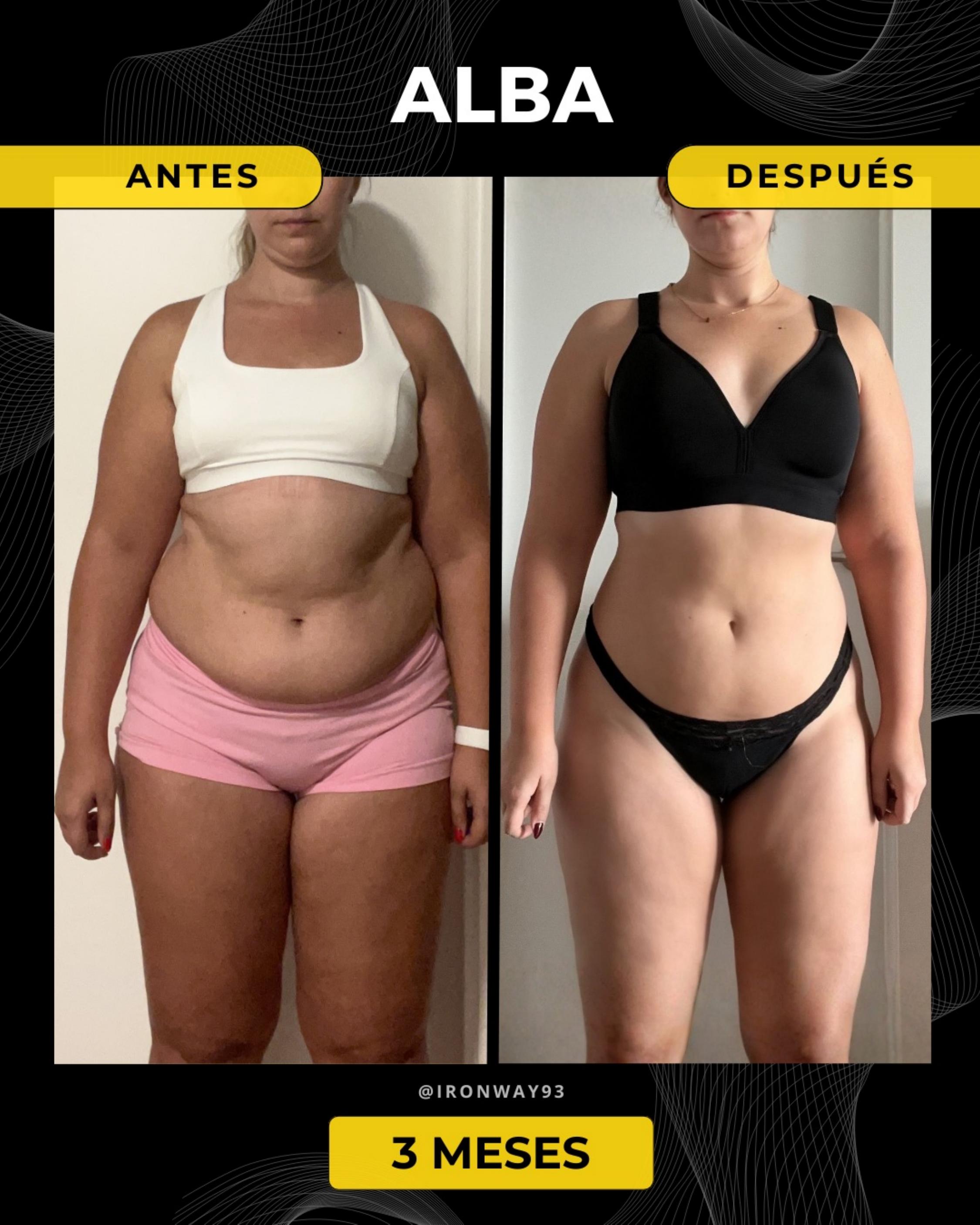 Alba — antes y después